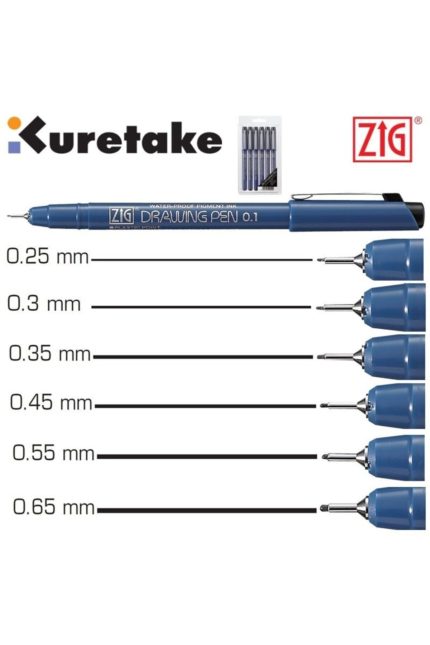 Zig Drawing Pen Çizim Kalemi 0.1