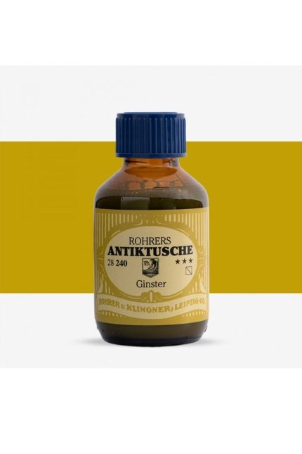Rohrer & Klingner Antik Mürekkep 28-Modern sanatçılar için profesyonel mürekkep 100ml 240-ginster