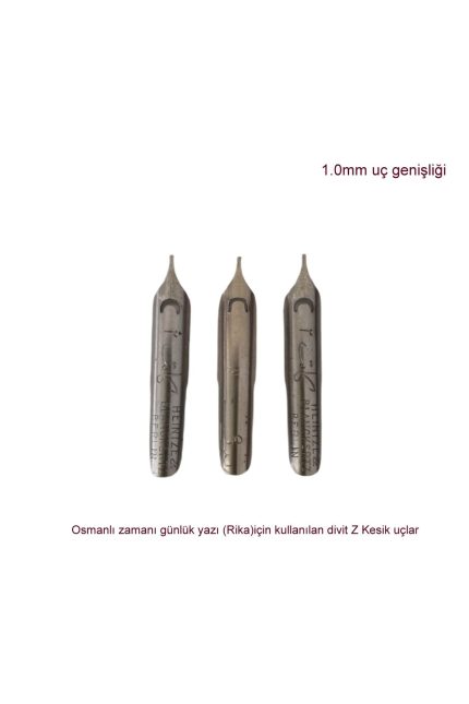 Hat Divit Uç Seti- Osmanlı Türkçesi, Osmanlıca-nesih, Rika Yazı Stili-1mm, 3 Adet