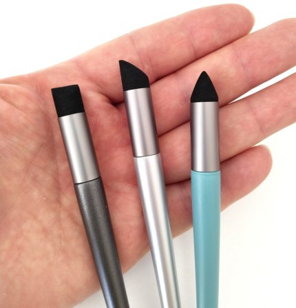 Sünger vurgulayıcı, eskiz detay gölgeleme, kara kalem silgi, pastel tonlama, yıkanabilir-Set 3'lü