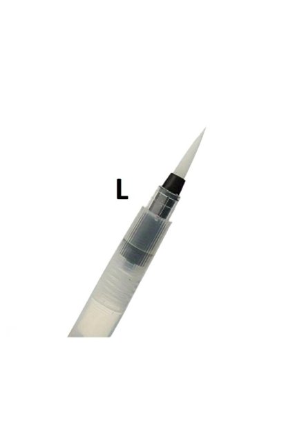 Fırça Uçlu, Brush Pen, Suluboya Fırçaları, Su Ve Mürekkep Hazneli Fırça Kalem-L Beden