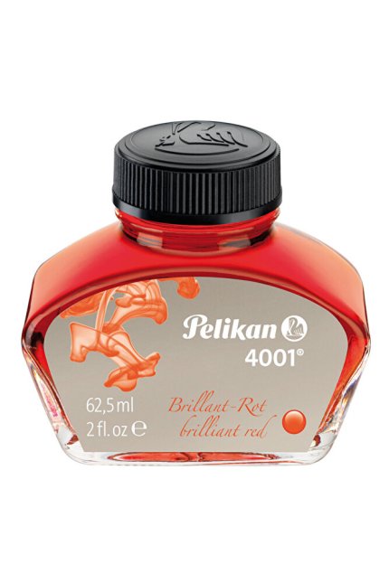 Pelikan Mürekkep Kırmızı-Brilliant Red- parlak kırmızı 62.5 Ml 4001