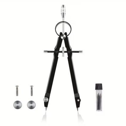 Pergel seti metal, hassas metal ayarlama, mimarlık, mekanik, geometri-1 adet