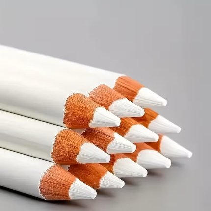 Kara kalem, eskiz, beyaz kömür kalem, silgi kalem, gölgeleme, tonlama, vurgulama-4 Adet